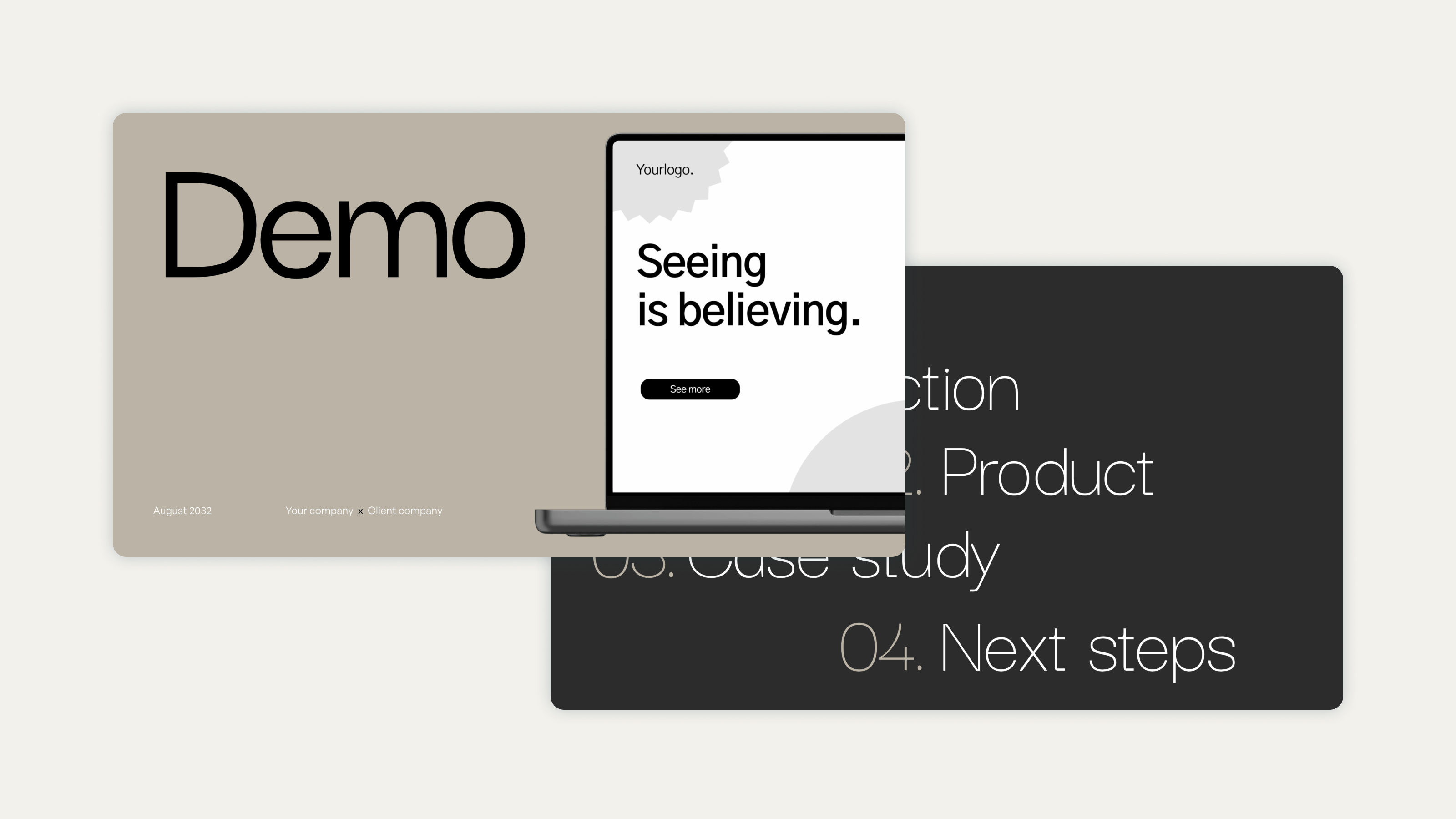Product Demo template Pitch